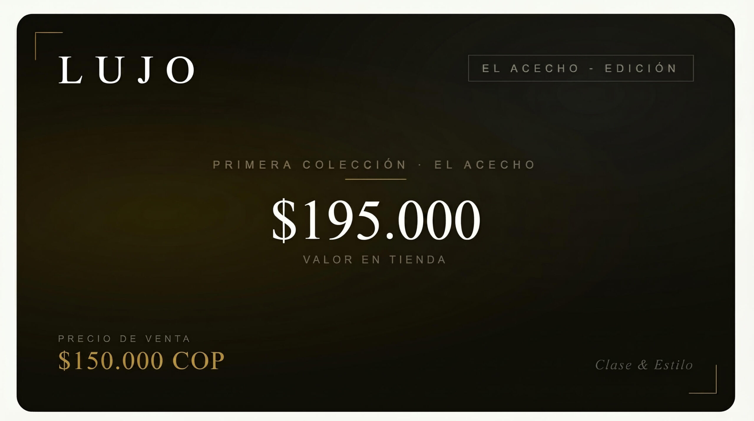 gift card el acecho